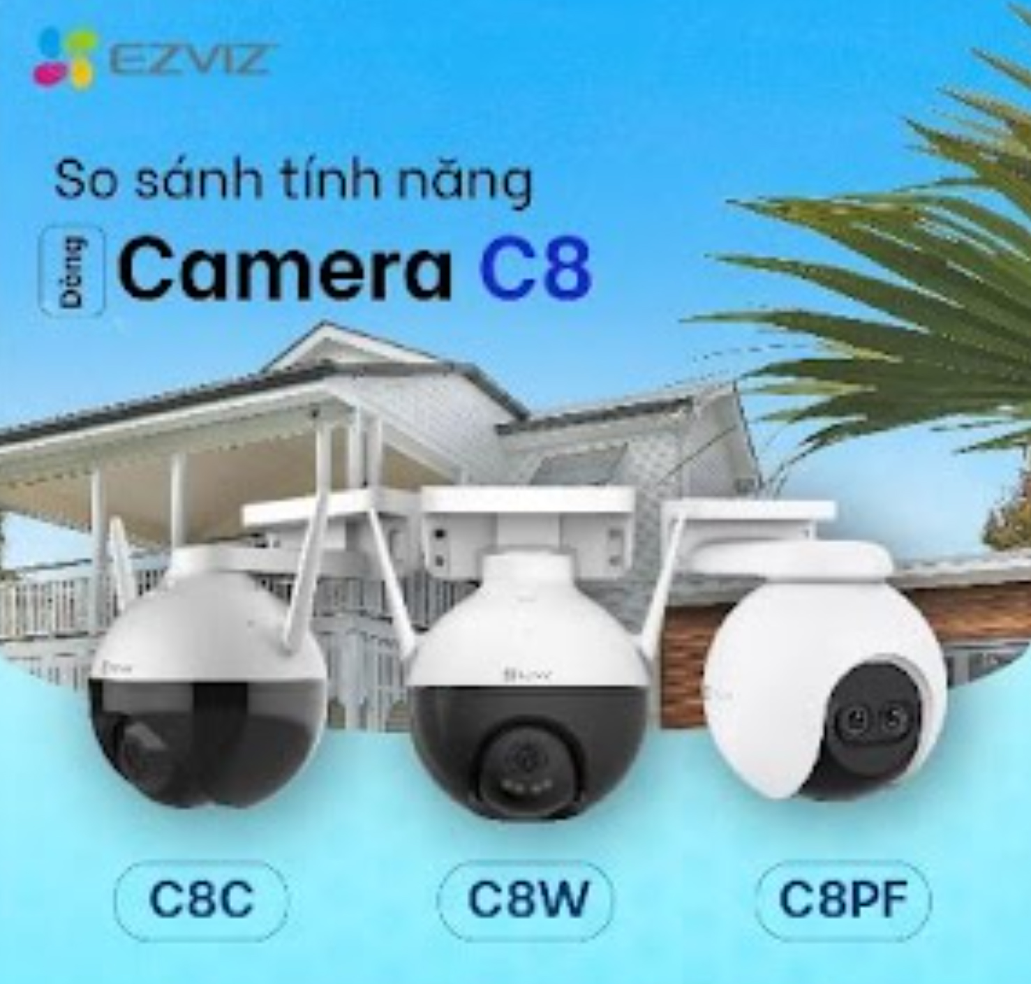 CAMERA AN NINH C8PF CÓ ĐIỂM GÌ KHÁC BIỆT SO VỚI CÁC ĐÀN ANH C8