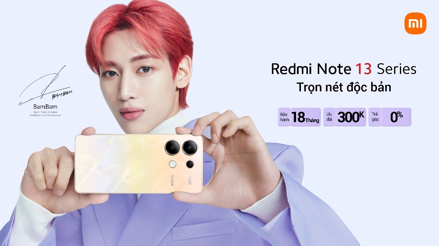 Redmi Note 13 Series chính thức ra mắt: Tiếp tục dẫn đầu phân khúc với mức giá chỉ từ 4,89 triệu đồng